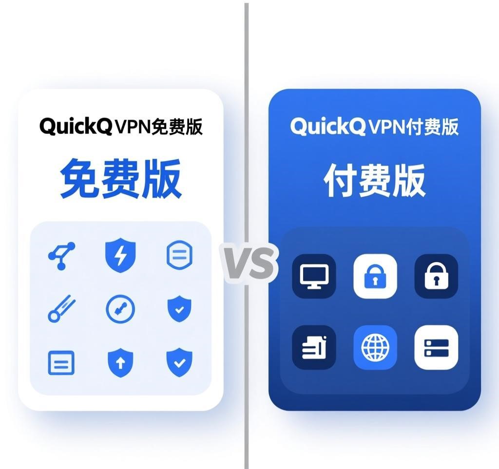 QuickQ VPN付费版的节点选择更灵活，适合有特定网络需求的用户