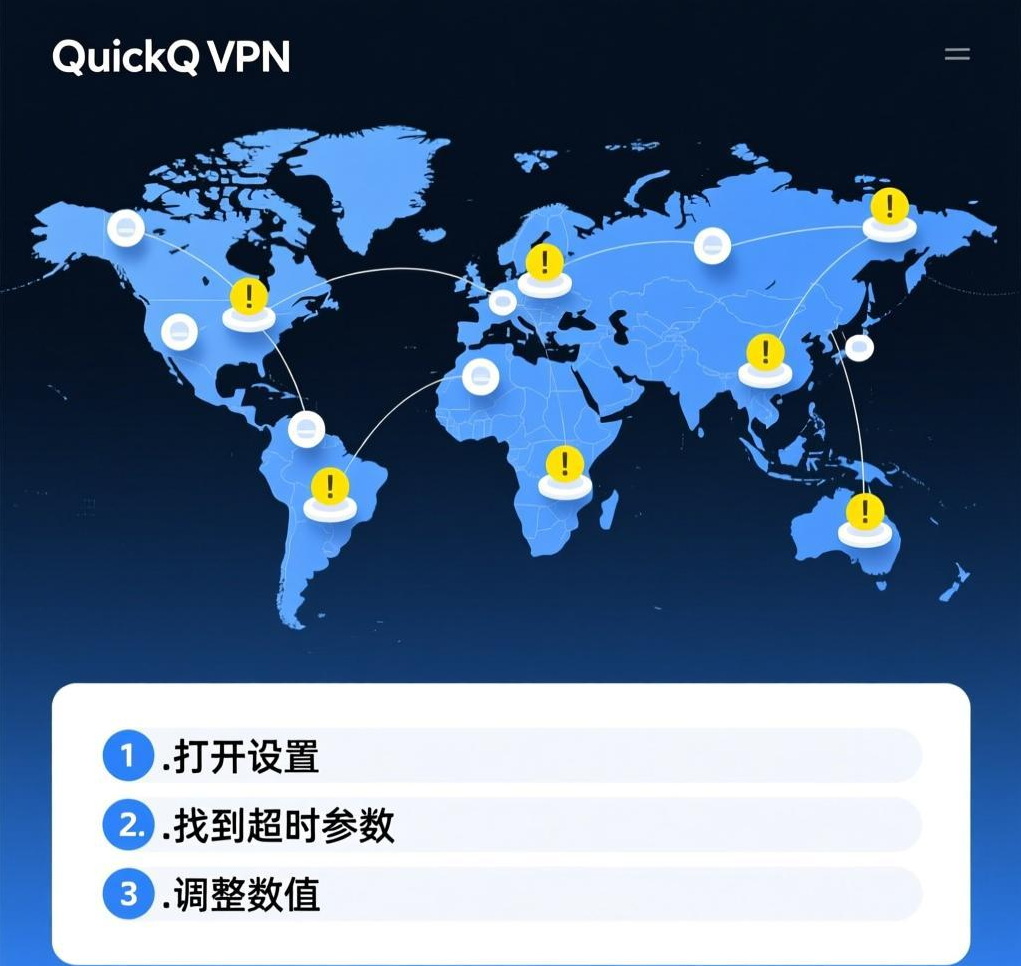 QuickQ VPN连接超时？教你调整连接超时时间参数