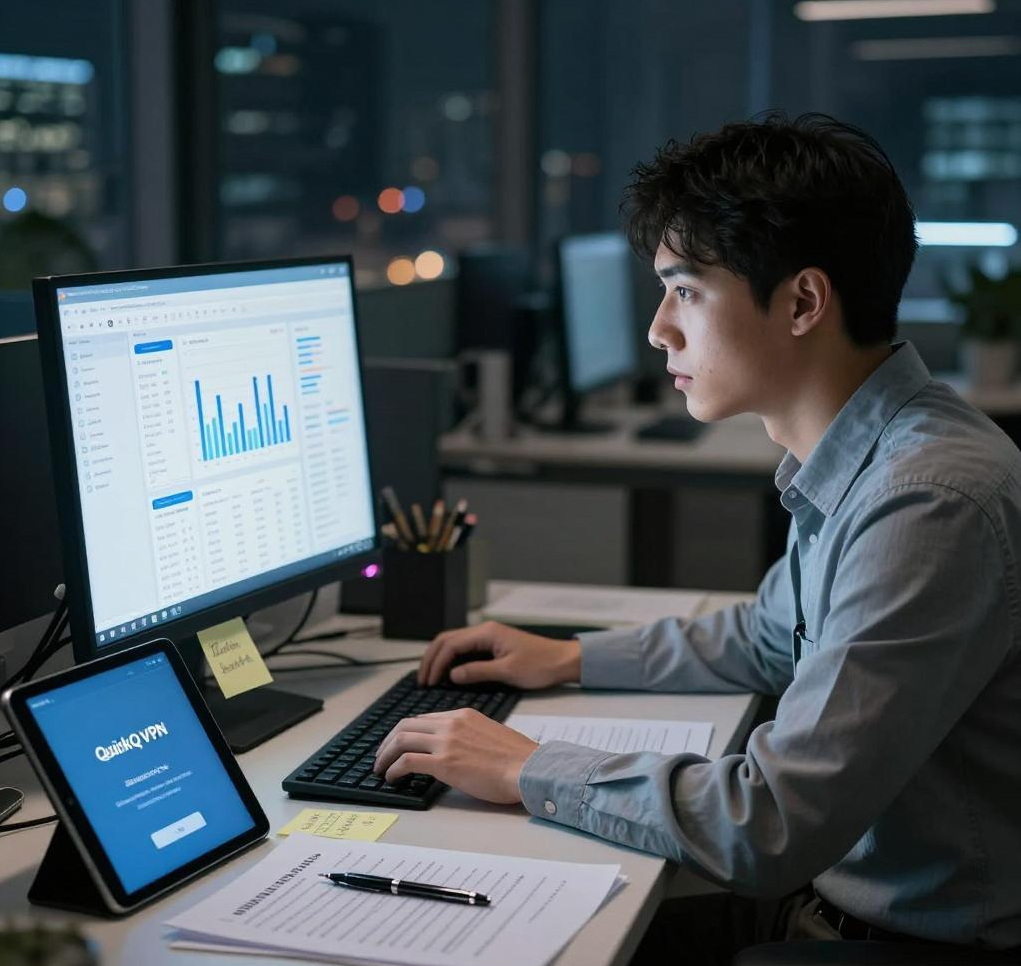 海外社交媒体运营者：QuickQ VPN提升我的运营效率